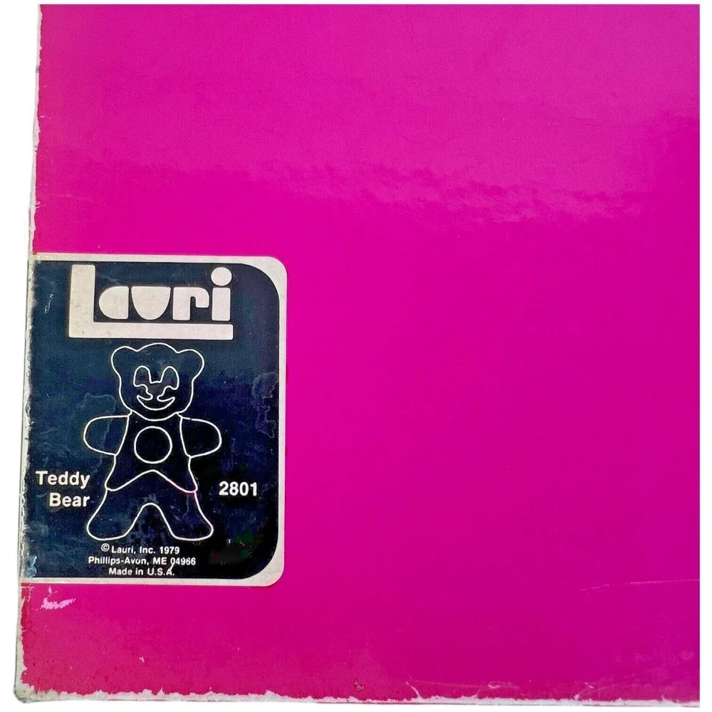 1979‎ Lauri Textured Crepe Foam Puzzle Teddy Bear 2801 Child Complete With Box